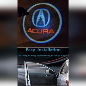 New 2 Acura wireless car door projector lights no tools needed.  Wired a…